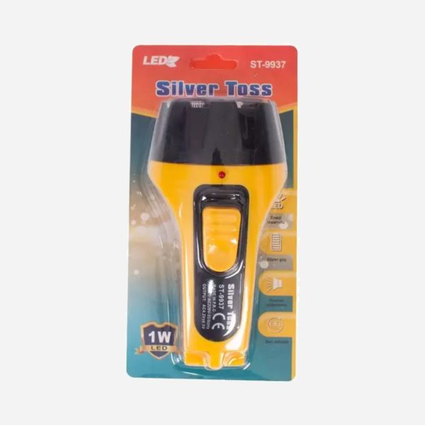 Silver Toss El Feneri Şarjlı 1W LED Silver Toss ST-9937