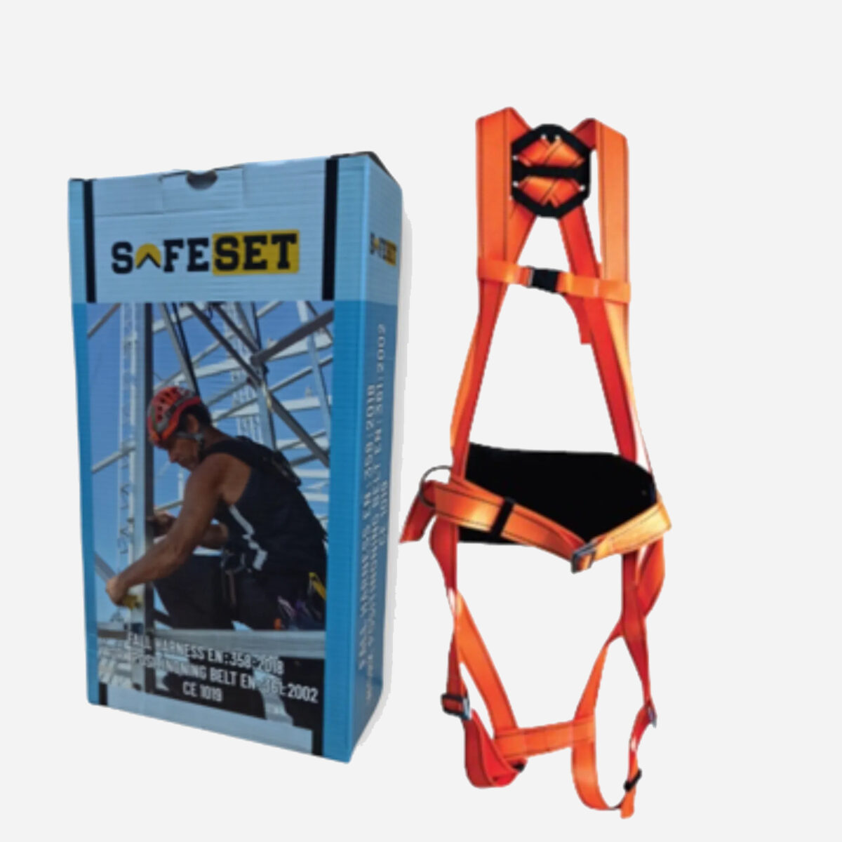 SafeSet Bel Destekli Paraşüt Tipi Emniyet Kemeri 1019 - Görsel 1