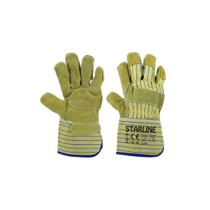 E-021-SR Takviyeli Deri Eldiven No:10