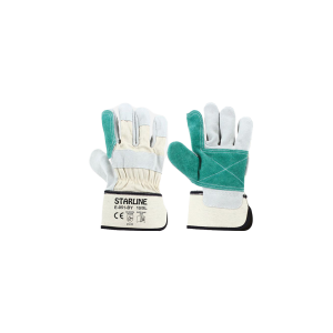 E-051-BY Takviyeli Deri Eldiven No:10