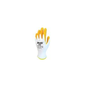 Beybi Pn5 Nitril Kaplı Örgü Polyester Eldiveni (NO:10)